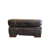 Henredon Leather Ottoman