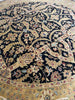 HAND KNOTTED PERSIAN RUG - 100% WOOL (BLACK & GOLD)