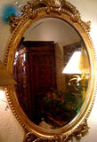 Henredon St. Regis Aged Gold Mirror