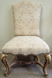 Henredon Fully Upholstered Side Chair (White Wood/Iris) - Castellina Collection